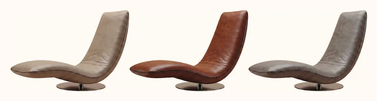 Ricciolo Chaise view